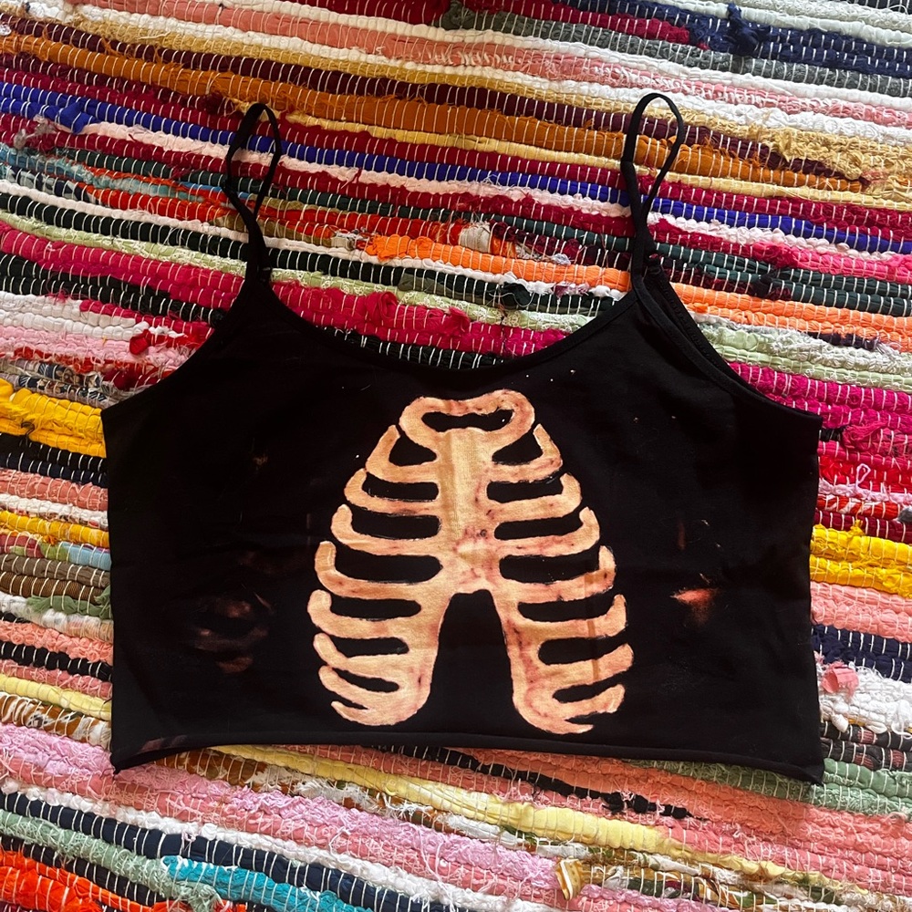 hand-bleached ribs tank